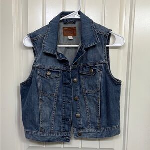 Fossil Denim Sleeveless Vest